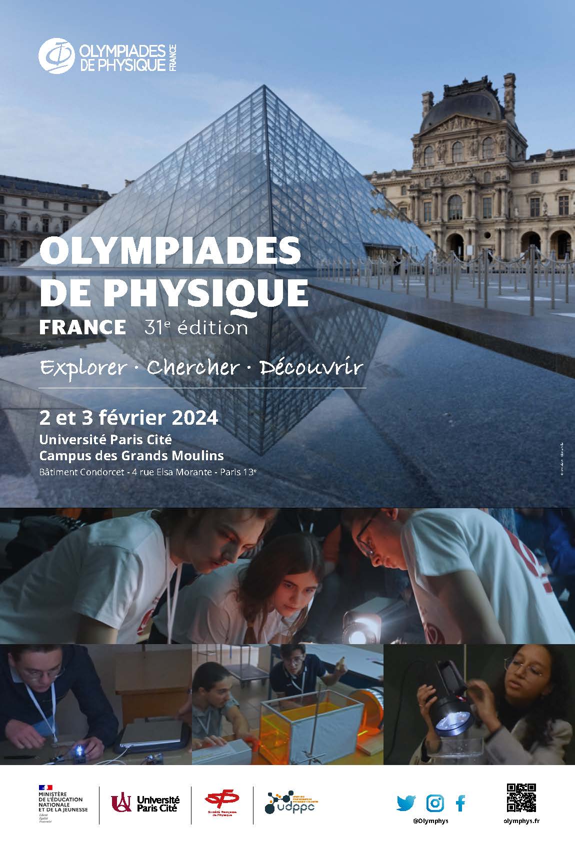 Finale nationale 2024 des Olympiades de Physique France Société